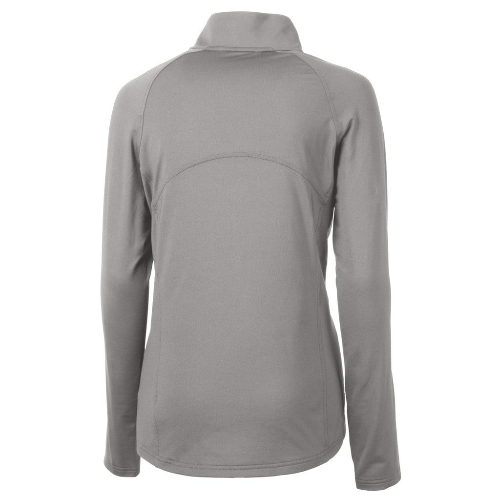 New York Giants Cutter & Buck Women's Adapt Eco Knit Stretch Recycled Raglan Half-Zip Top | NFL Hot