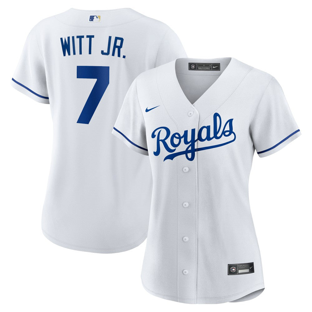 Bobby Witt Jr. Kansas City Royals Nike Women's Home Replica Player Jersey - MLB Jerseys