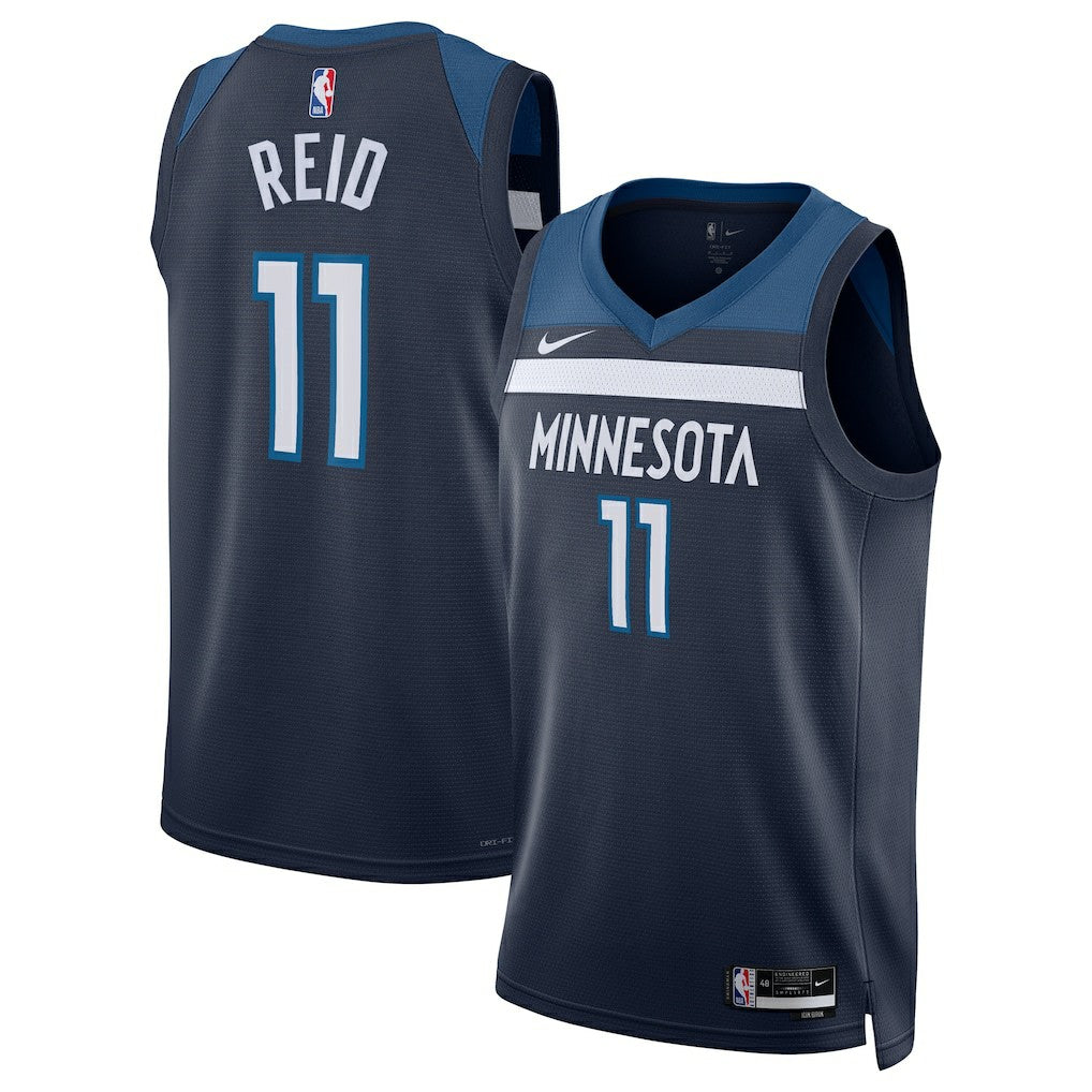 Navy Naz Reid Minnesota Timberwolves Unisex Swingman Replica Jersey | NBA
