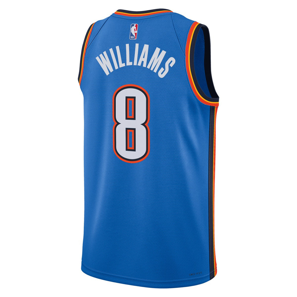 Blue Jalen Williams Oklahoma City Thunder Unisex Swingman Replica Jersey | NBA