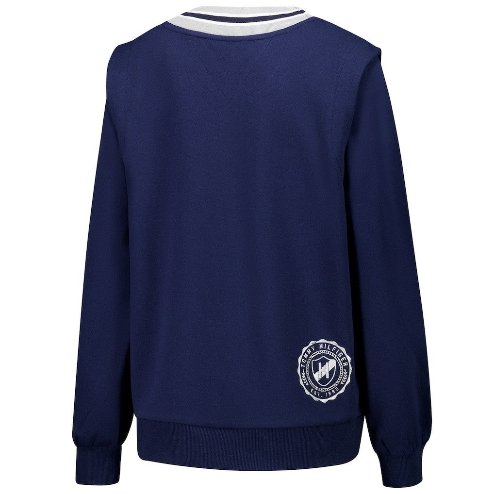 Dallas Cowboys Tommy Hilfiger Women's Alice V-Neck Pullover Sweatshirt | NFL Near me