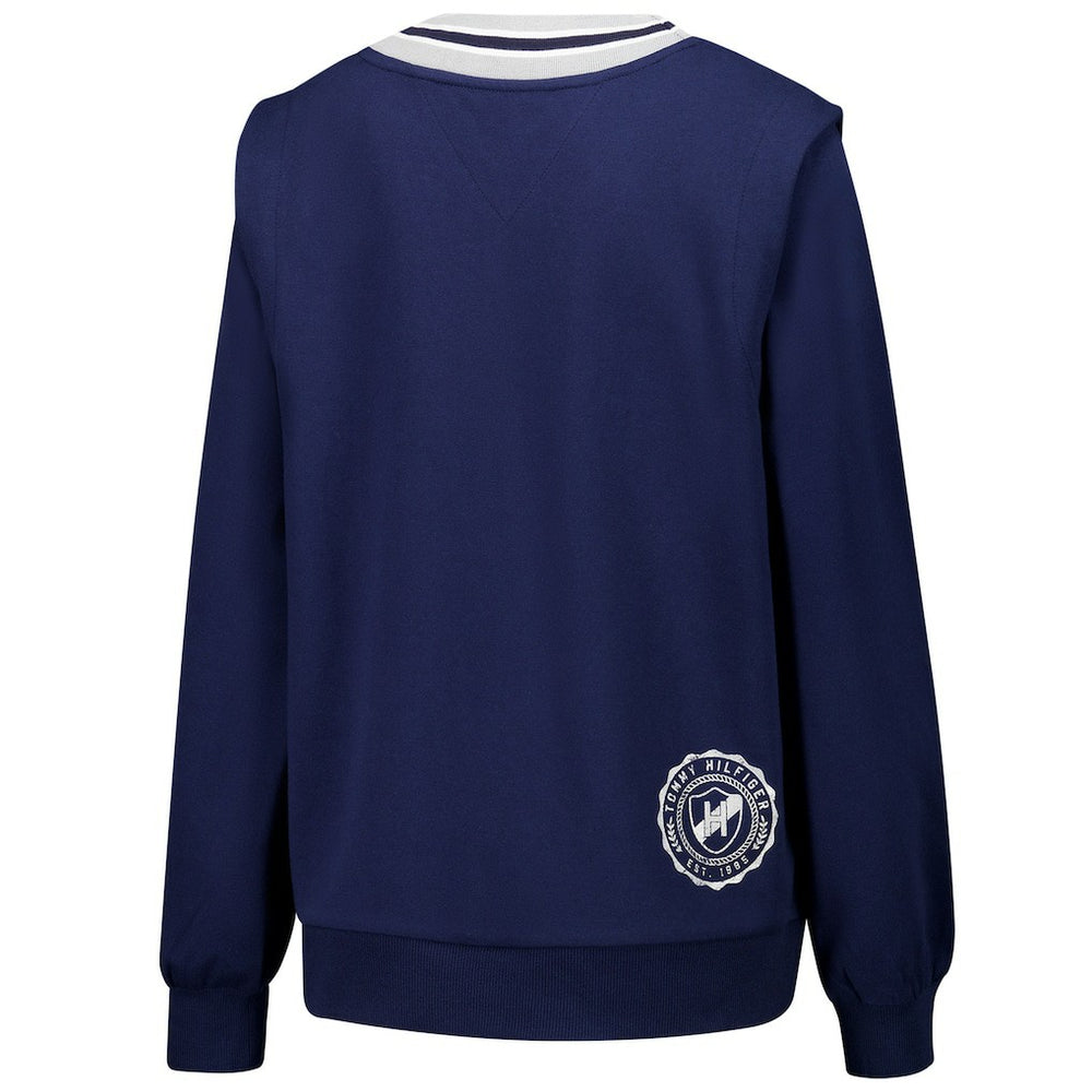 Dallas Cowboys Tommy Hilfiger Women's Alice V-Neck Pullover Sweatshirt | NFL Near me