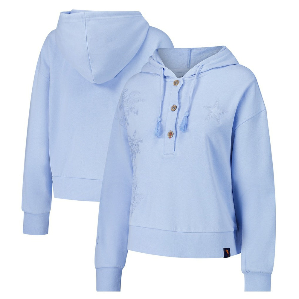 Dallas Cowboys Margaritaville Women's Island Dream Solid Pullover Hoodie | NFL Hot