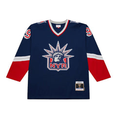 Wayne Gretzky New York Rangers Mitchell & Ness Youth 1996/97  Power Play Player Jersey -  NHL Jerseys