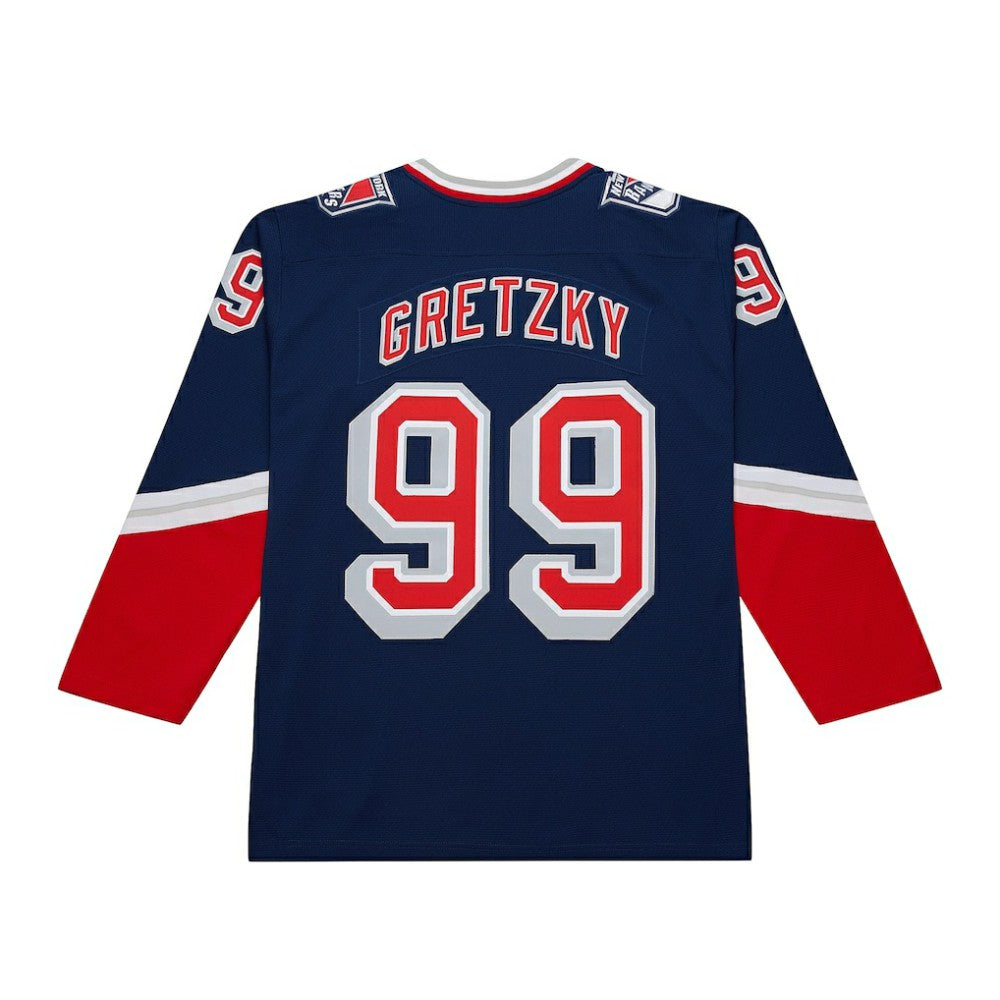 Wayne Gretzky New York Rangers Mitchell & Ness Youth 1996/97  Power Play Player Jersey -  NHL Jerseys