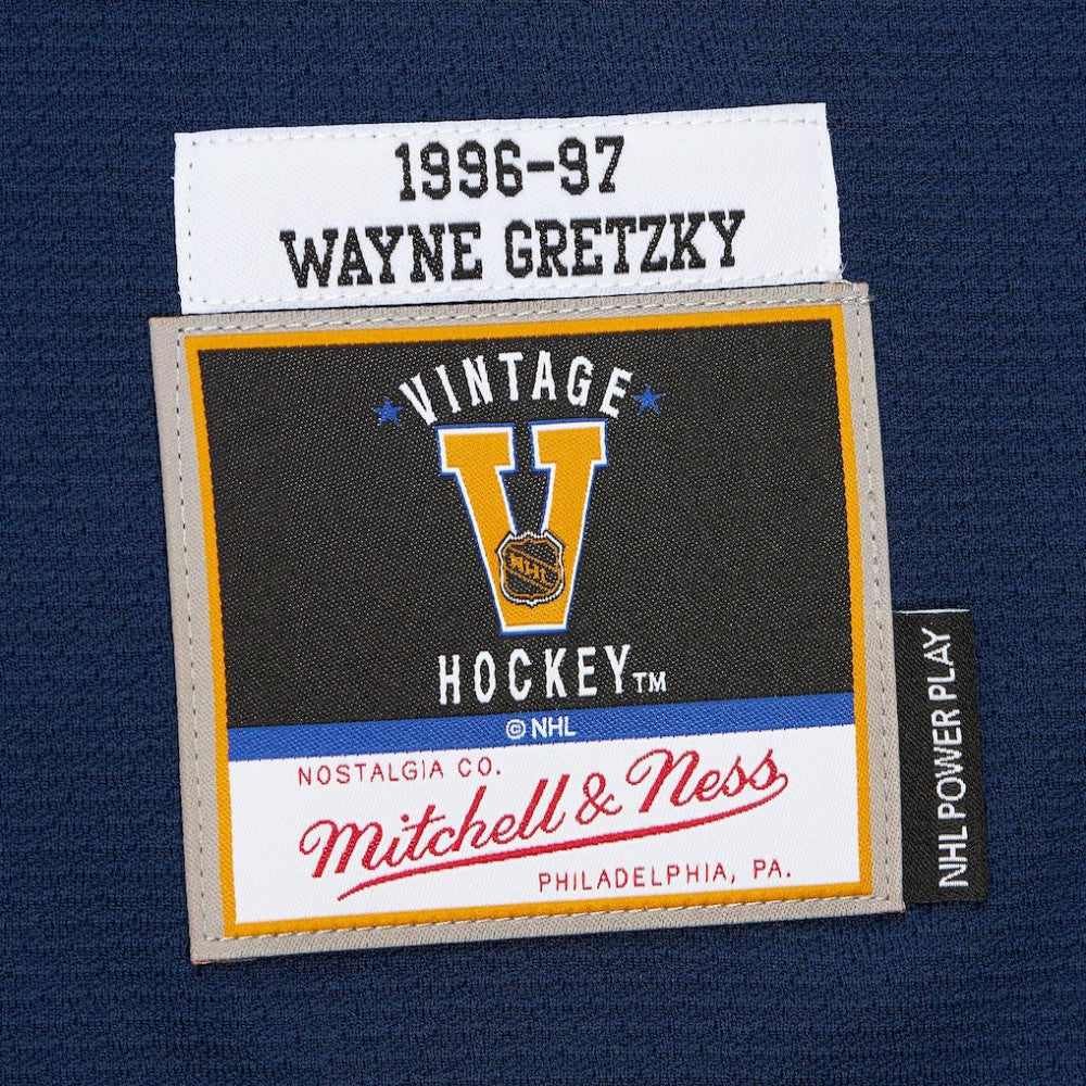 Wayne Gretzky New York Rangers Mitchell & Ness Youth 1996/97  Power Play Player Jersey -  NHL Jerseys