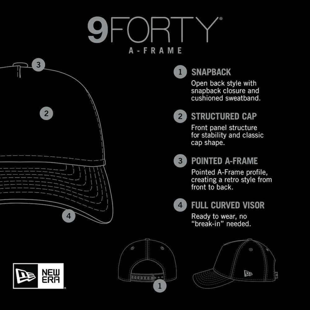 New York Giants Domain 9FORTY A-Frame Trucker Adjustable Hat | NFL Online