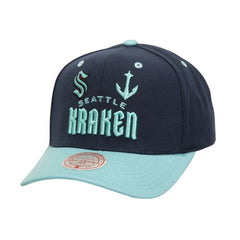 Seattle Kraken Mitchell & Ness All In 2.0 Pro Crown Adjustable Hat -  NHL Hats