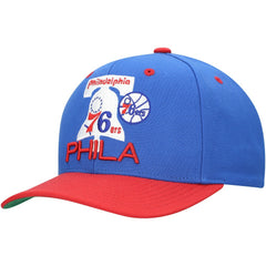 Royal Philadelphia 76ers All In 2.0 Pro Crown Snapback Hat | NBA