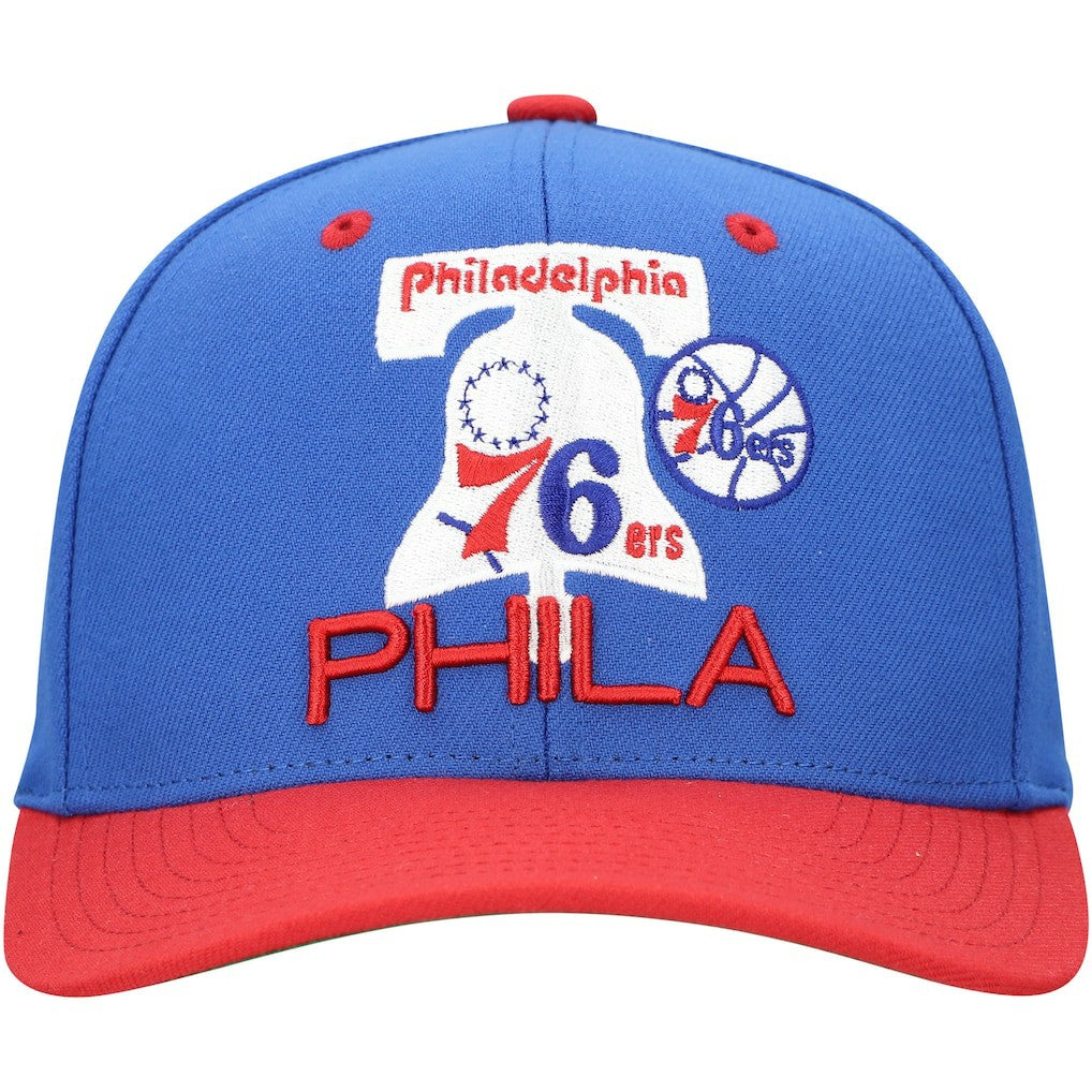 Royal Philadelphia 76ers All In 2.0 Pro Crown Snapback Hat | NBA