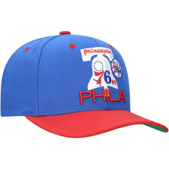 Royal Philadelphia 76ers All In 2.0 Pro Crown Snapback Hat | NBA