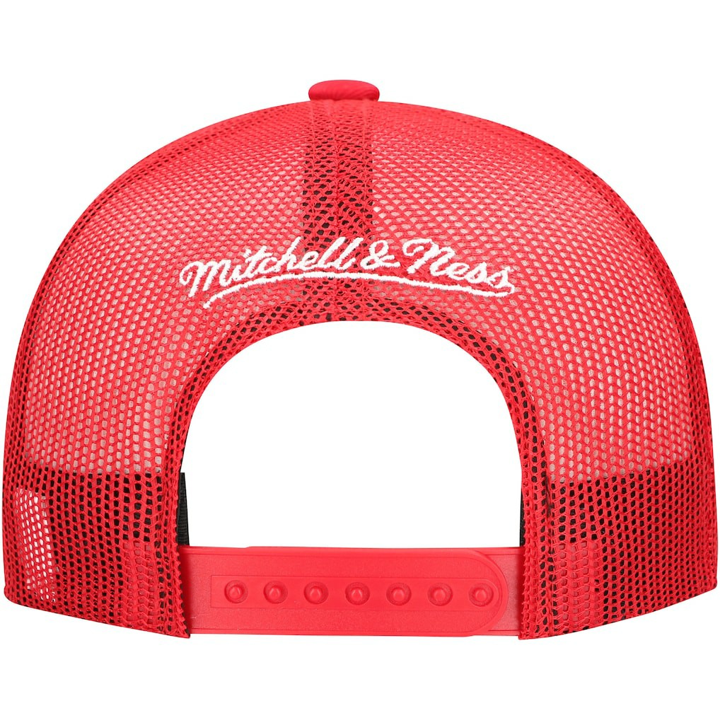 Red Chicago Bulls Core Evergreen OTC Trucker Adjustable Hat | NBA