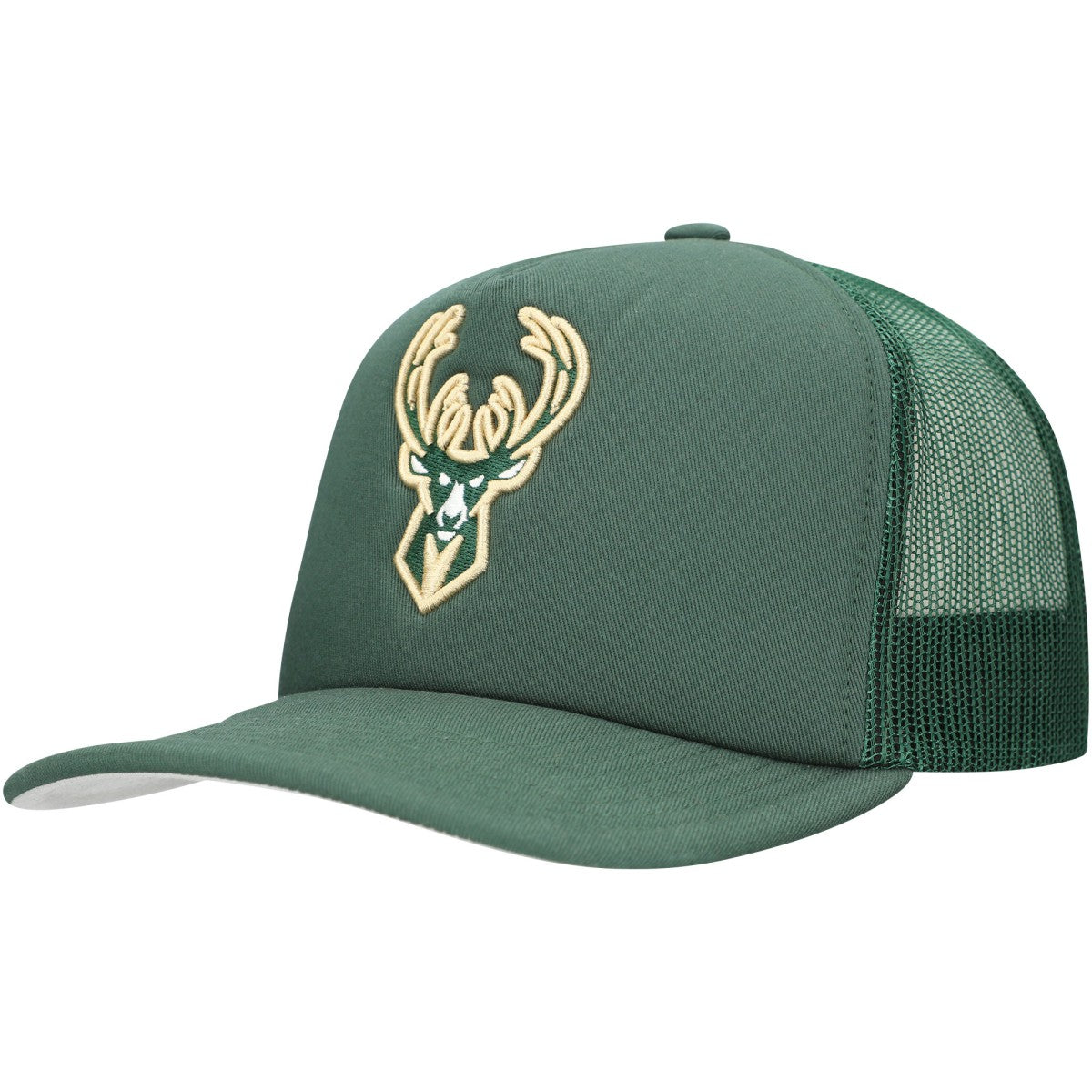 Hunter Green Milwaukee Bucks Core Evergreen OTC Trucker Adjustable Hat | NBA