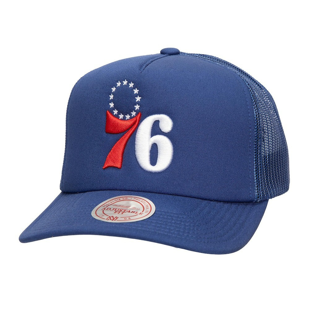 Royal Philadelphia 76ers Core Evergreen OTC Trucker Adjustable Hat | NBA