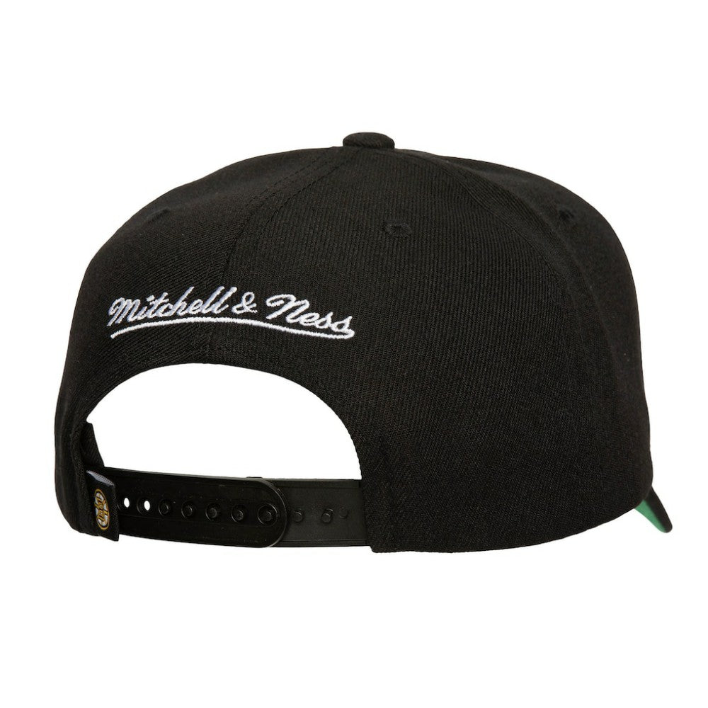 Boston Bruins Mitchell & Ness Soul Strike Neon Logo Pro Crown Adjustable Hat -  NHL Hats