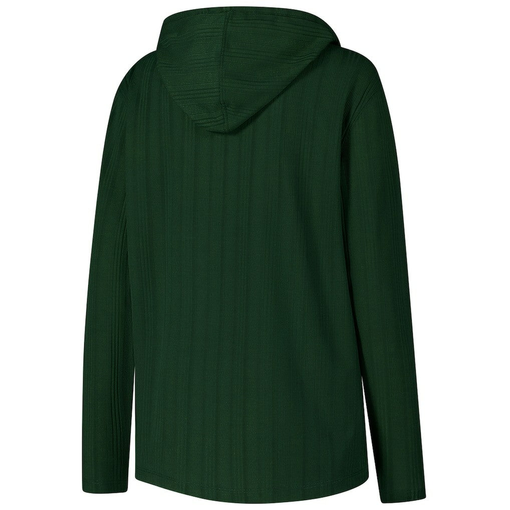 Green Bay Packers Antigua Women's Opulent Long Sleeve Hoodie T-Shirt | NFL Discount