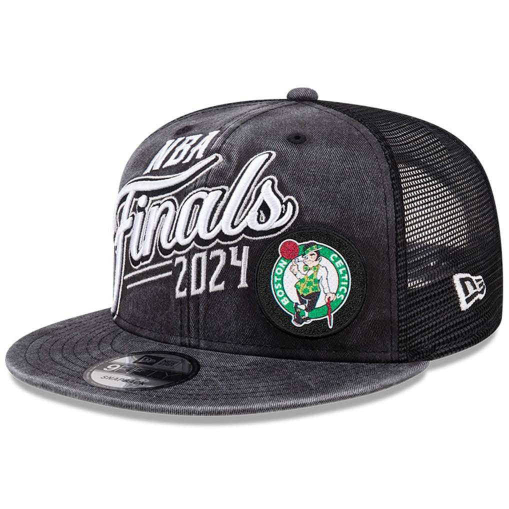 Black Boston Celtics 2024 Eastern Conference Champions Locker Room 9FIFTY Snapback Hat | NBA