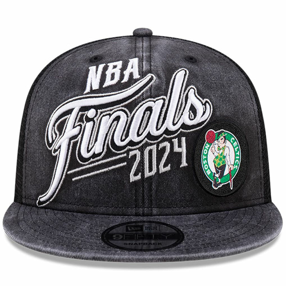 Black Boston Celtics 2024 Eastern Conference Champions Locker Room 9FIFTY Snapback Hat | NBA