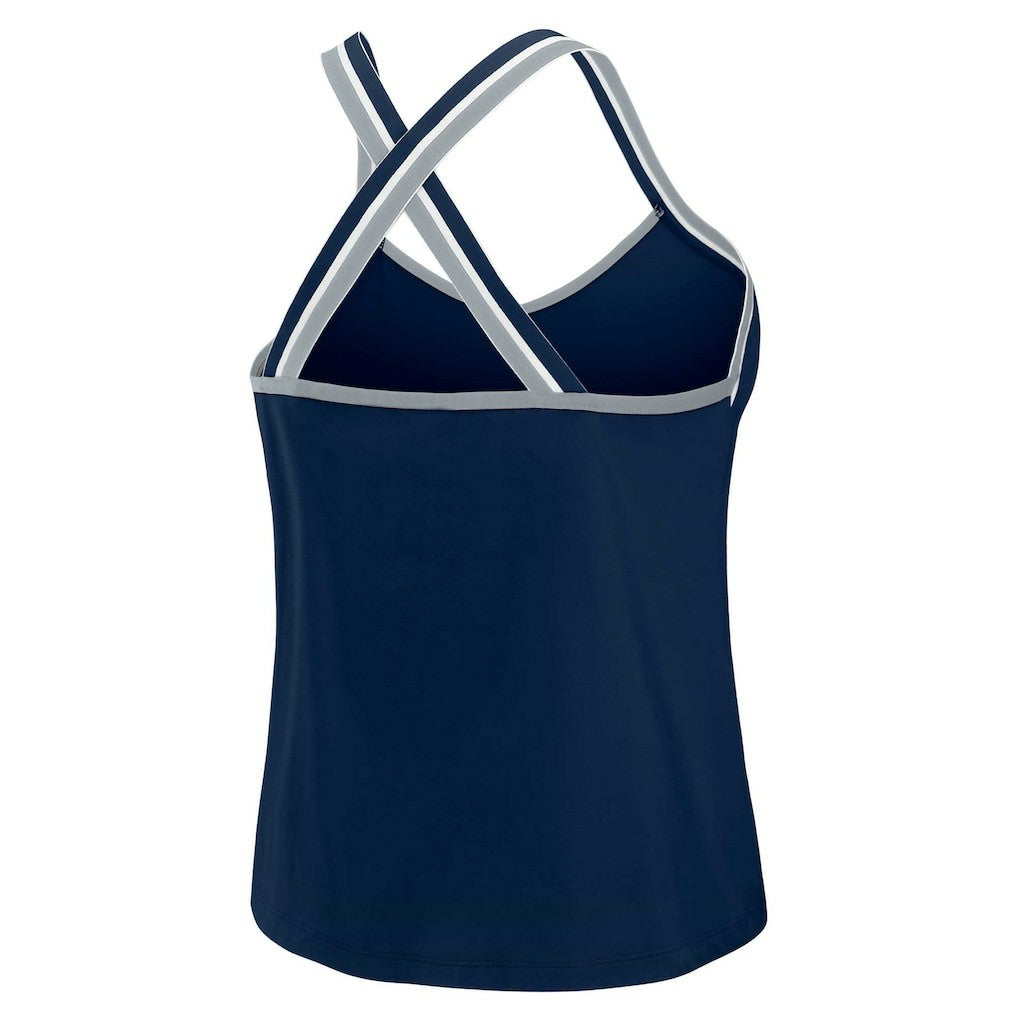 Dallas Cowboys WEAR by Erin Andrews Women's Cross Strap Tri-Blend Tank Top | NFL US
