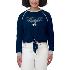 Dallas Cowboys WEAR by Erin Andrews Women's Tie-Front Long Sleeve T-Shirt | NFL Online