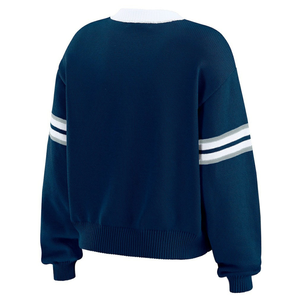 Dallas Cowboys WEAR by Erin Andrews Women's Lace-Up Sweater | NFL On sale