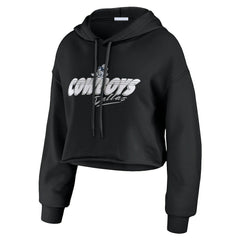Dallas Cowboys WEAR by Erin Andrews Women's Prime Cropped Pullover Hoodie | NFL Hot