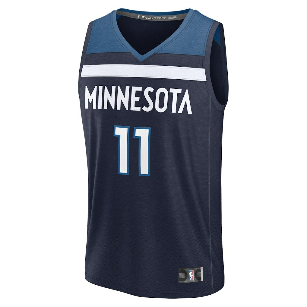Navy Naz Reid Minnesota Timberwolves Fast Break Replica Player Jersey | NBA