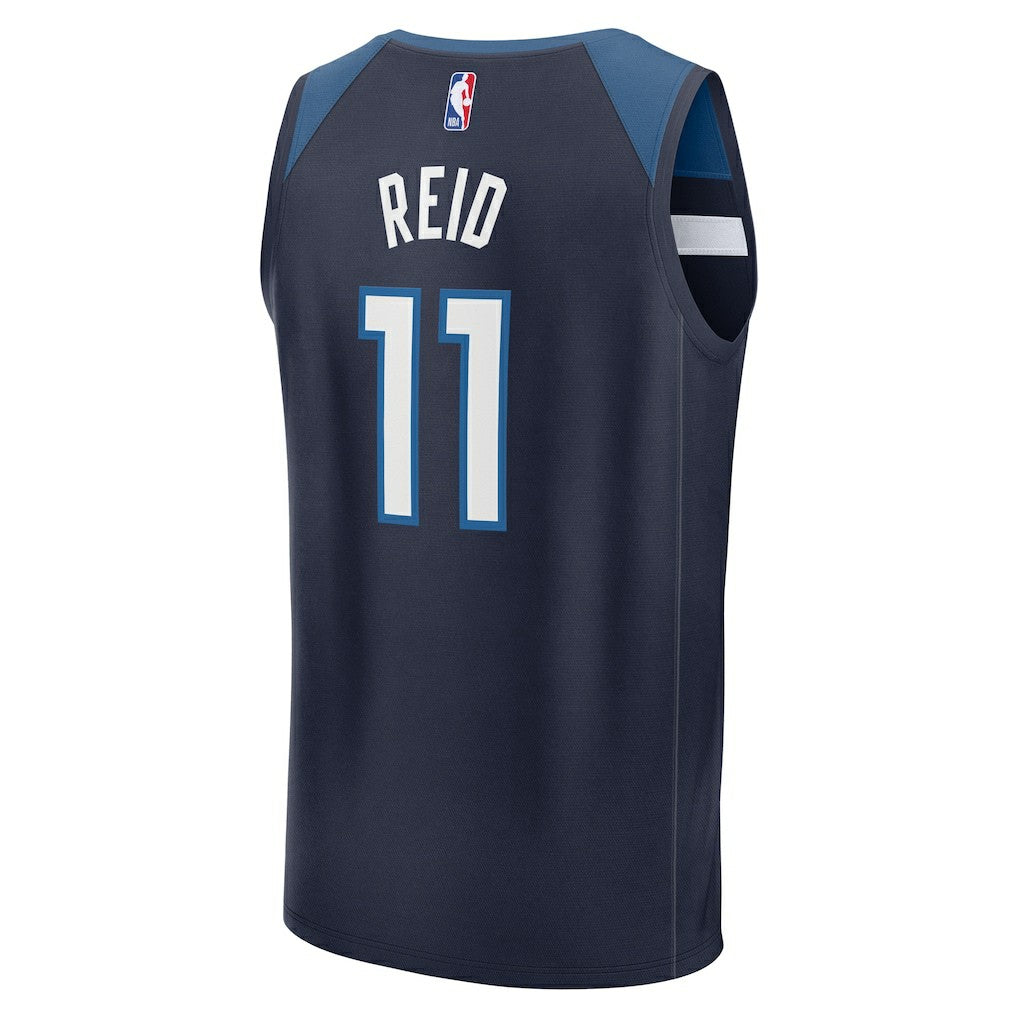 Navy Naz Reid Minnesota Timberwolves Fast Break Replica Player Jersey | NBA