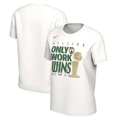 White Boston Celtics Women's 2024 NBA Finals Champions Celebration Parade T-Shirt | NBA