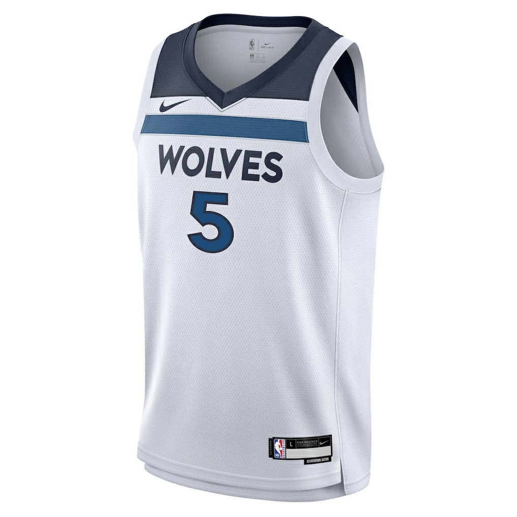 White Anthony Edwards Minnesota Timberwolves Youth Swingman Jersey | NBA