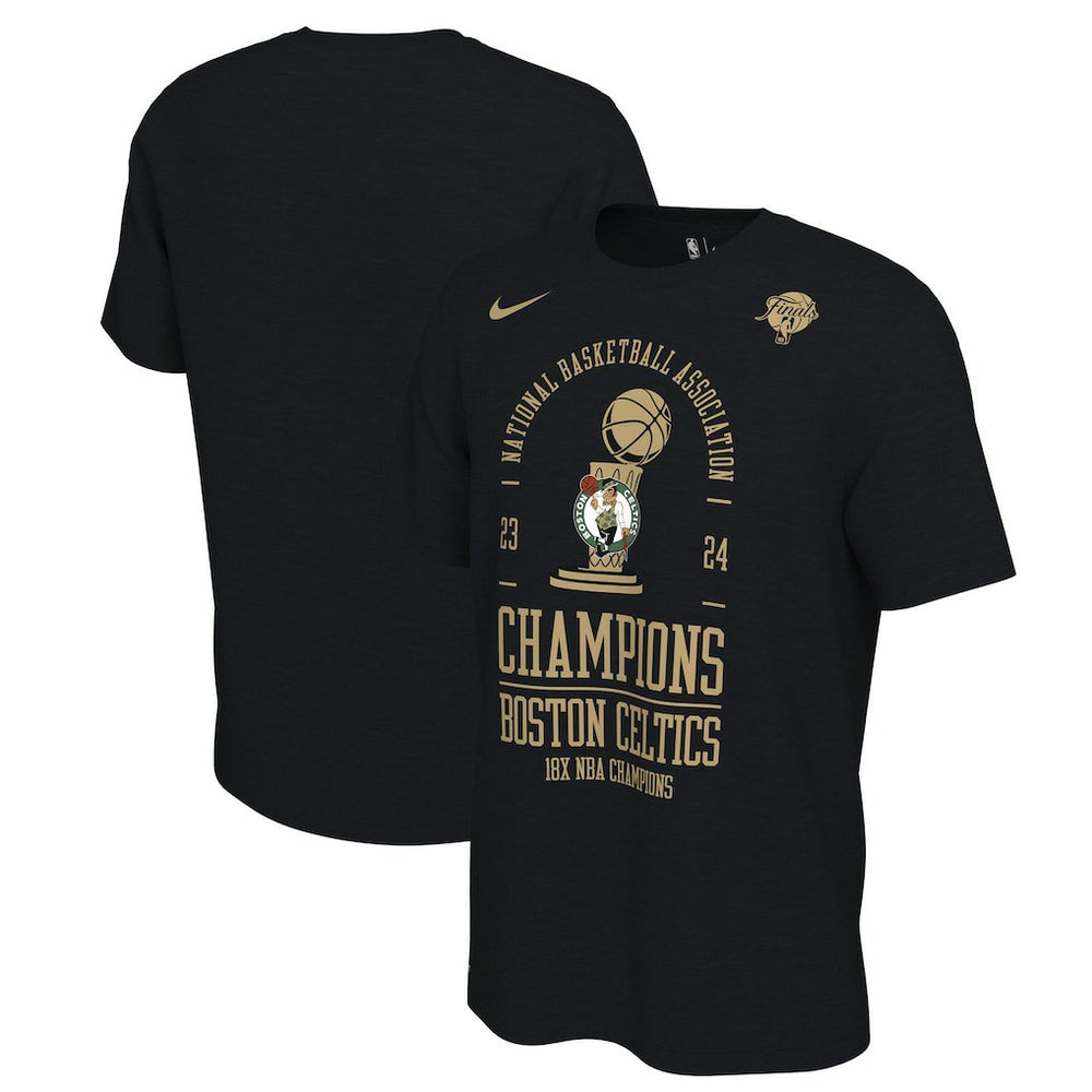 Black Boston Celtics 18-Time NBA Finals Champions Big & Tall Locker Room T-Shirt | NBA