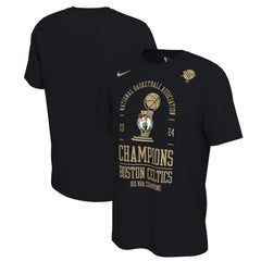 Black Boston Celtics 18-Time NBA Finals Champions Big & Tall Locker Room T-Shirt | NBA