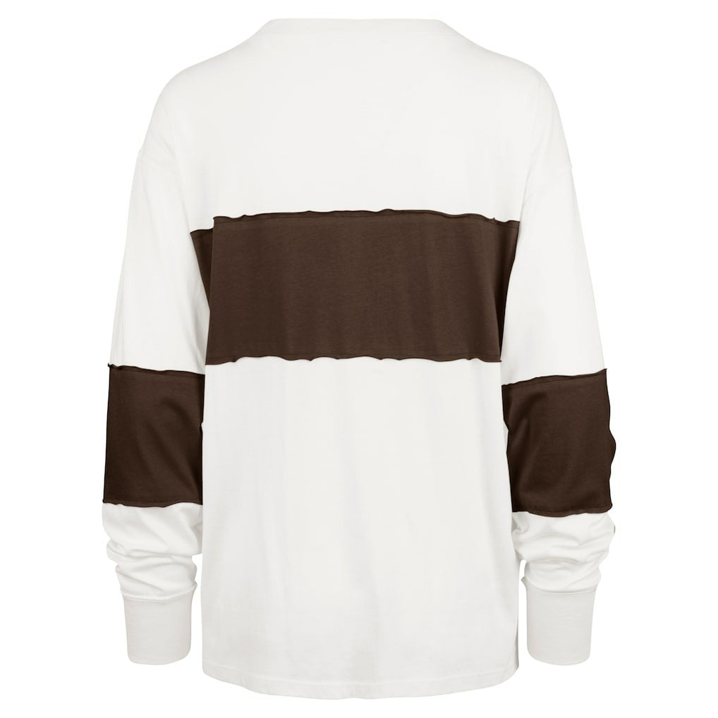 Cleveland Browns '47 Women's Clubhouse Pride Taylor Long Sleeve T-Shirt | NFL Hot