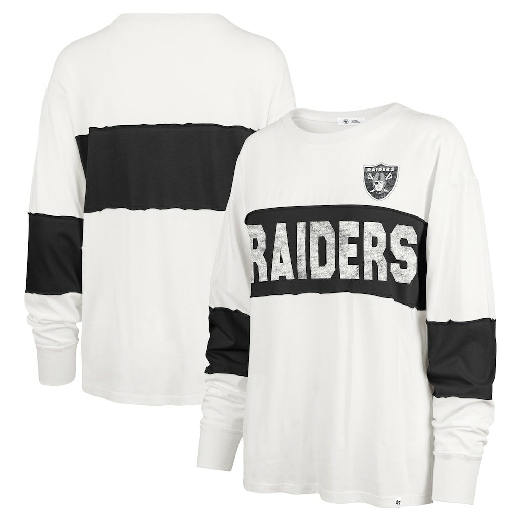 Las Vegas Raiders '47 Women's Clubhouse Pride Taylor Long Sleeve T-Shirt | NFL Online