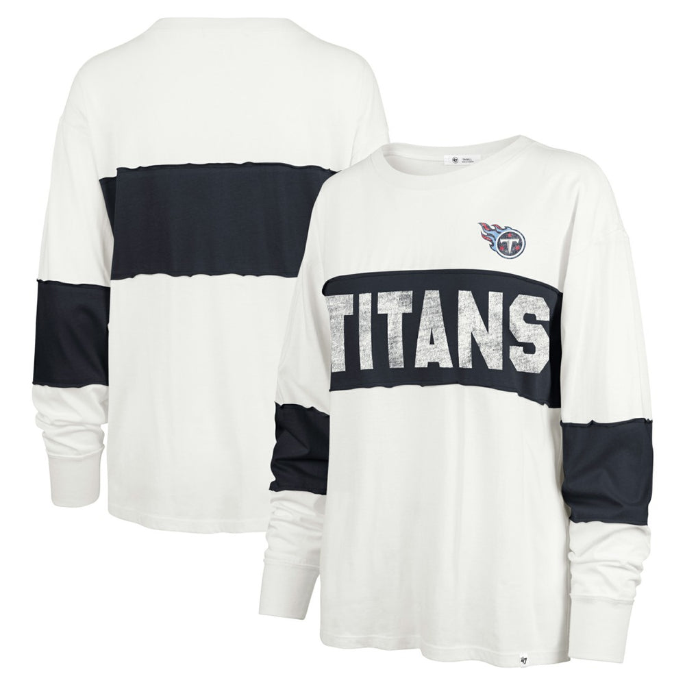 Tennessee Titans '47 Women's Clubhouse Pride Taylor Long Sleeve T-Shirt | NFL Hot