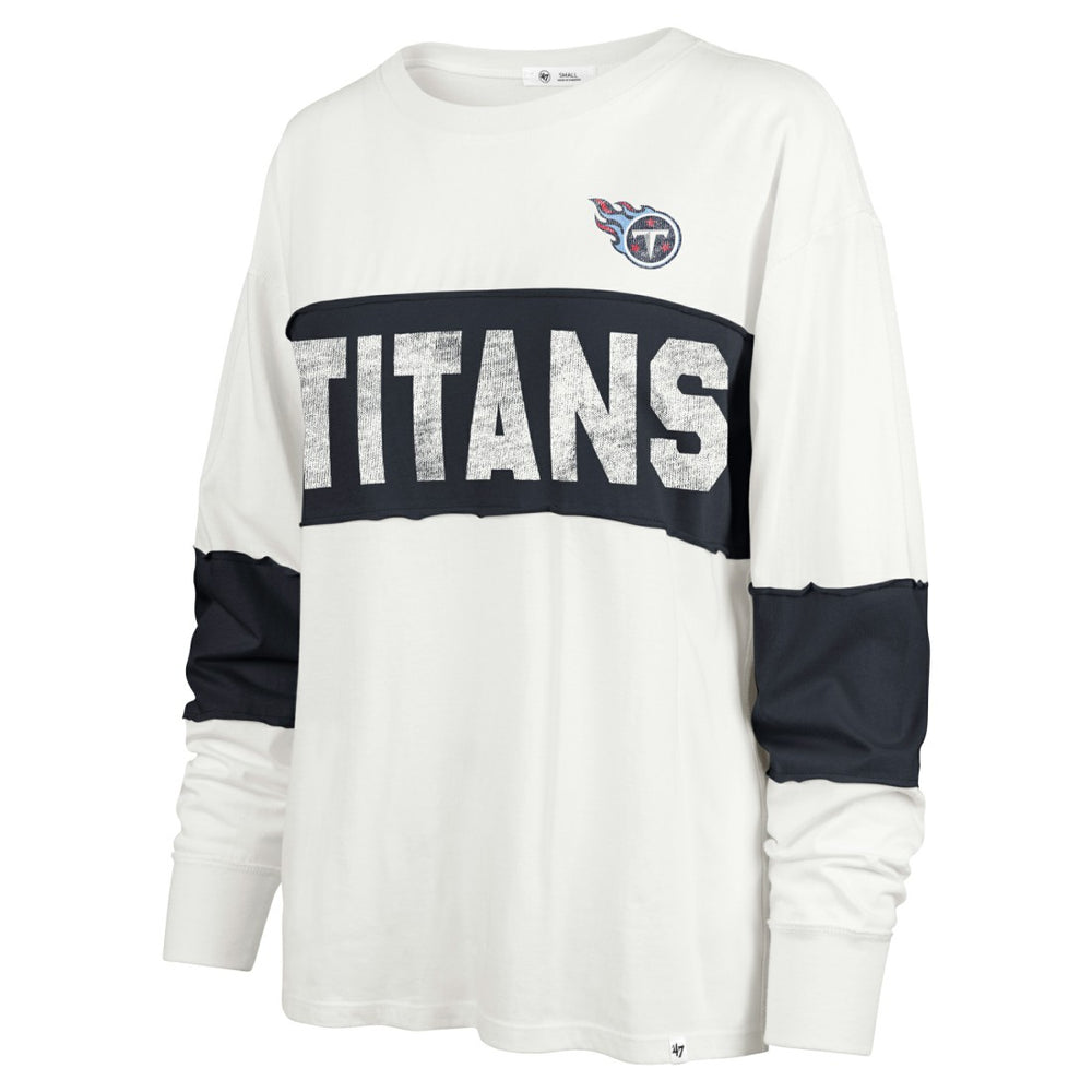 Tennessee Titans '47 Women's Clubhouse Pride Taylor Long Sleeve T-Shirt | NFL Hot