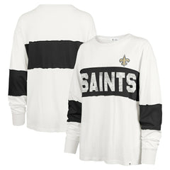 New Orleans Saints '47 Women's Clubhouse Pride Taylor Long Sleeve T-Shirt | NFL On sale
