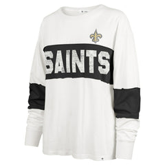New Orleans Saints '47 Women's Clubhouse Pride Taylor Long Sleeve T-Shirt | NFL On sale