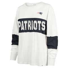 New England Patriots '47 Women's Clubhouse Pride Taylor Long Sleeve T-Shirt | NFL Discount