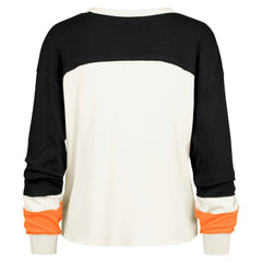 Cincinnati Bengals '47 Women's Double Header Curve Raglan Long Sleeve Crop Top | NFL US