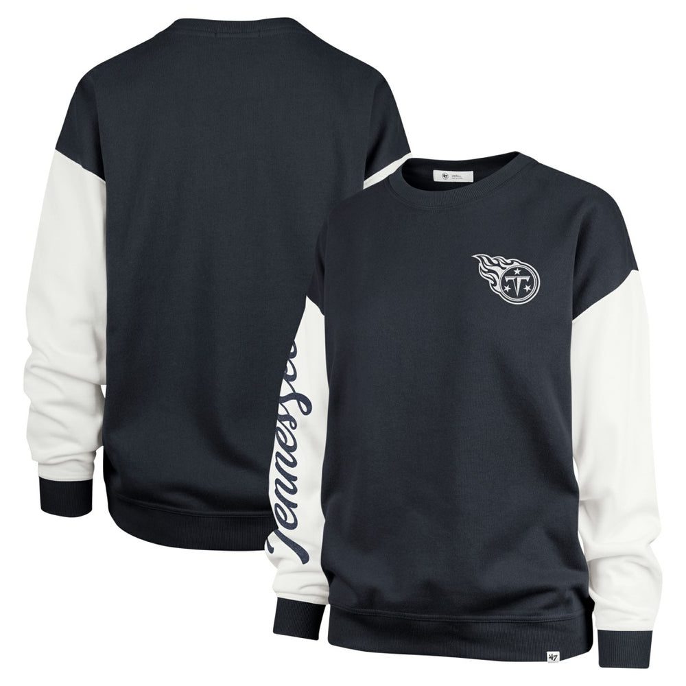 Tennessee Titans '47 Women's Double Header Rise Andie Pullover Sweatshirt | NFL Hot