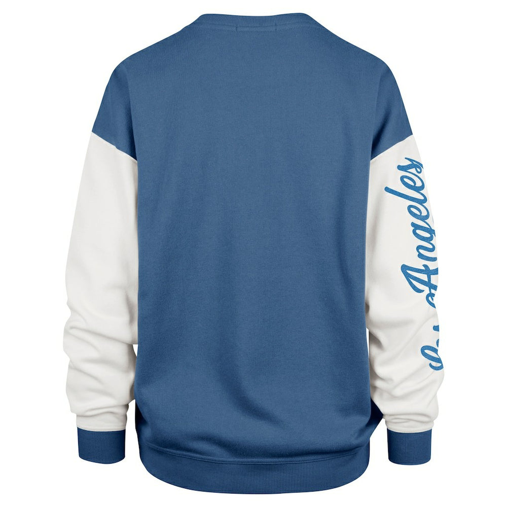 Los Angeles Chargers '47 Women's Double Header Rise Andie Pullover Sweatshirt | NFL Discount
