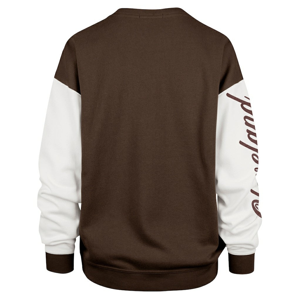 Cleveland Browns '47 Women's Double Header Rise Andie Pullover Sweatshirt | NFL Near me