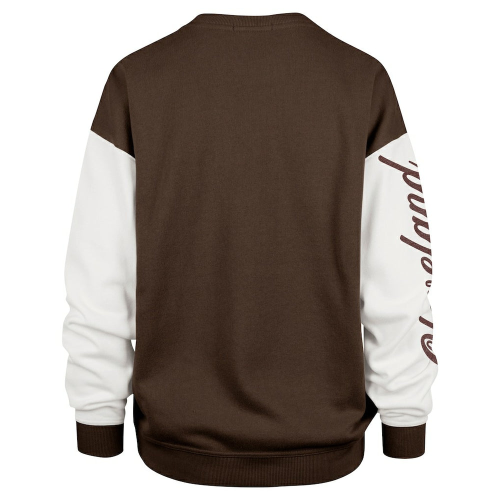 Cleveland Browns '47 Women's Double Header Rise Andie Pullover Sweatshirt | NFL Near me