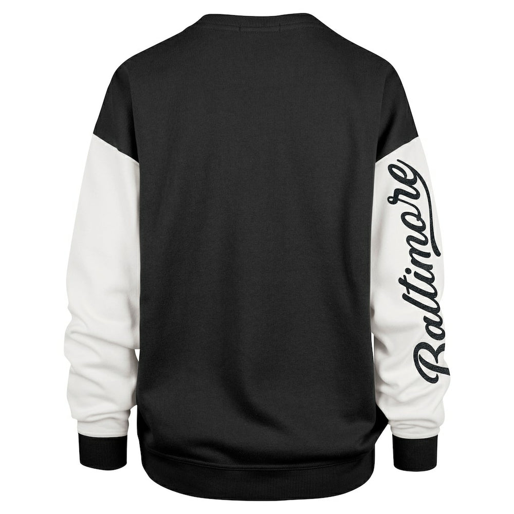 Baltimore Ravens '47 Women's Double Header Rise Andie Pullover Sweatshirt | NFL Hot