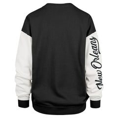 New Orleans Saints '47 Women's Double Header Rise Andie Pullover Sweatshirt | NFL Hot