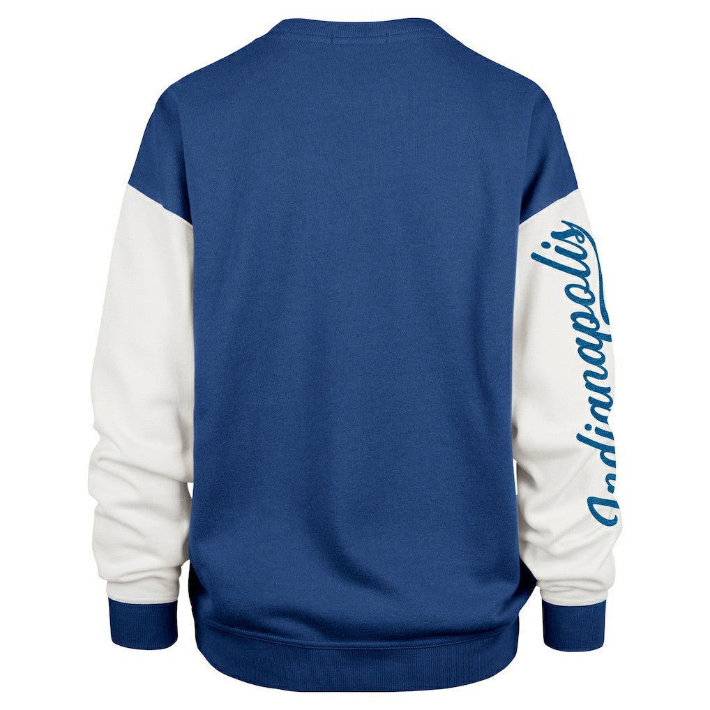 Indianapolis Colts '47 Women's Double Header Rise Andie Pullover Sweatshirt | NFL On sale