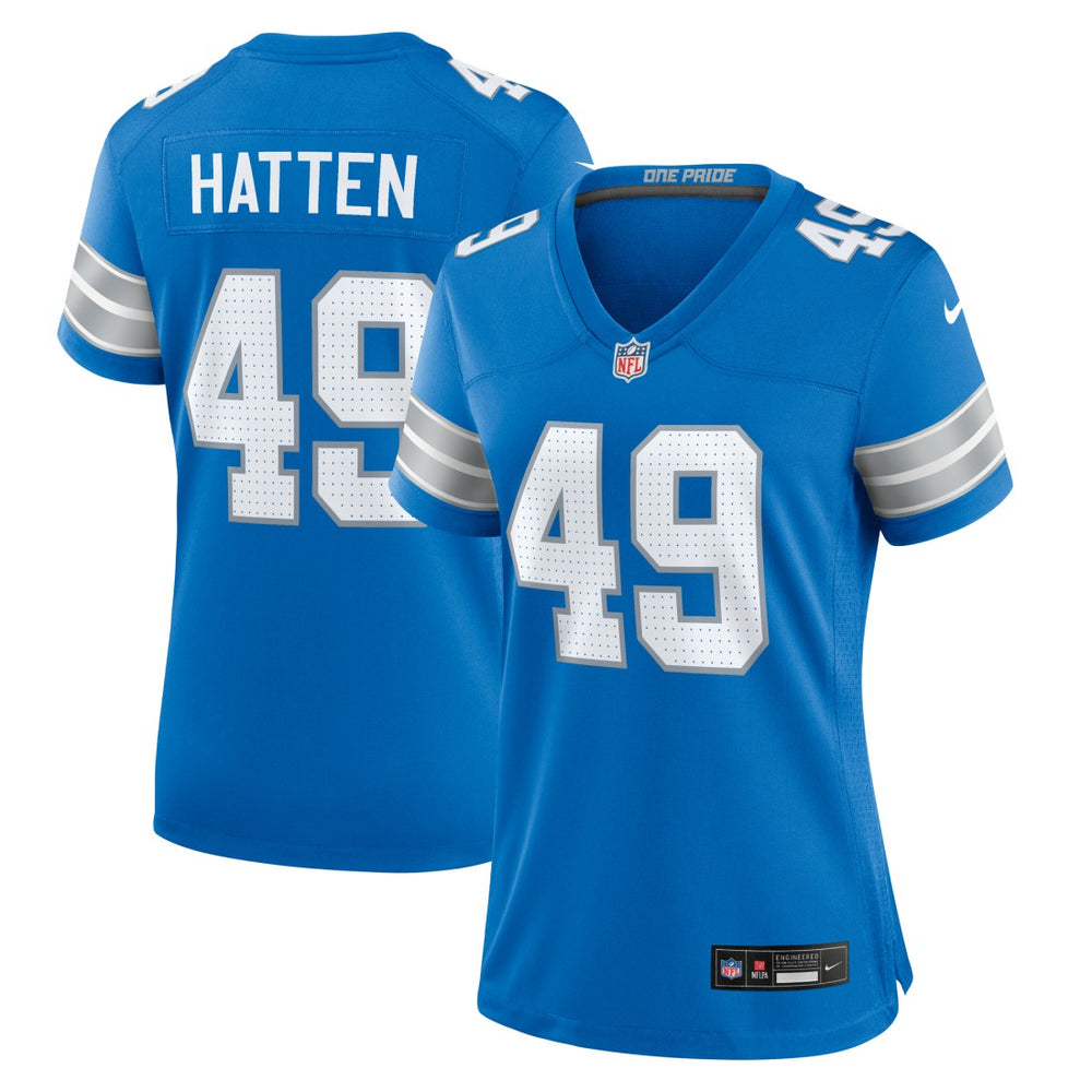 Detroit Lions Hogan Hatten  Women's Game Jersey | NFL Near me