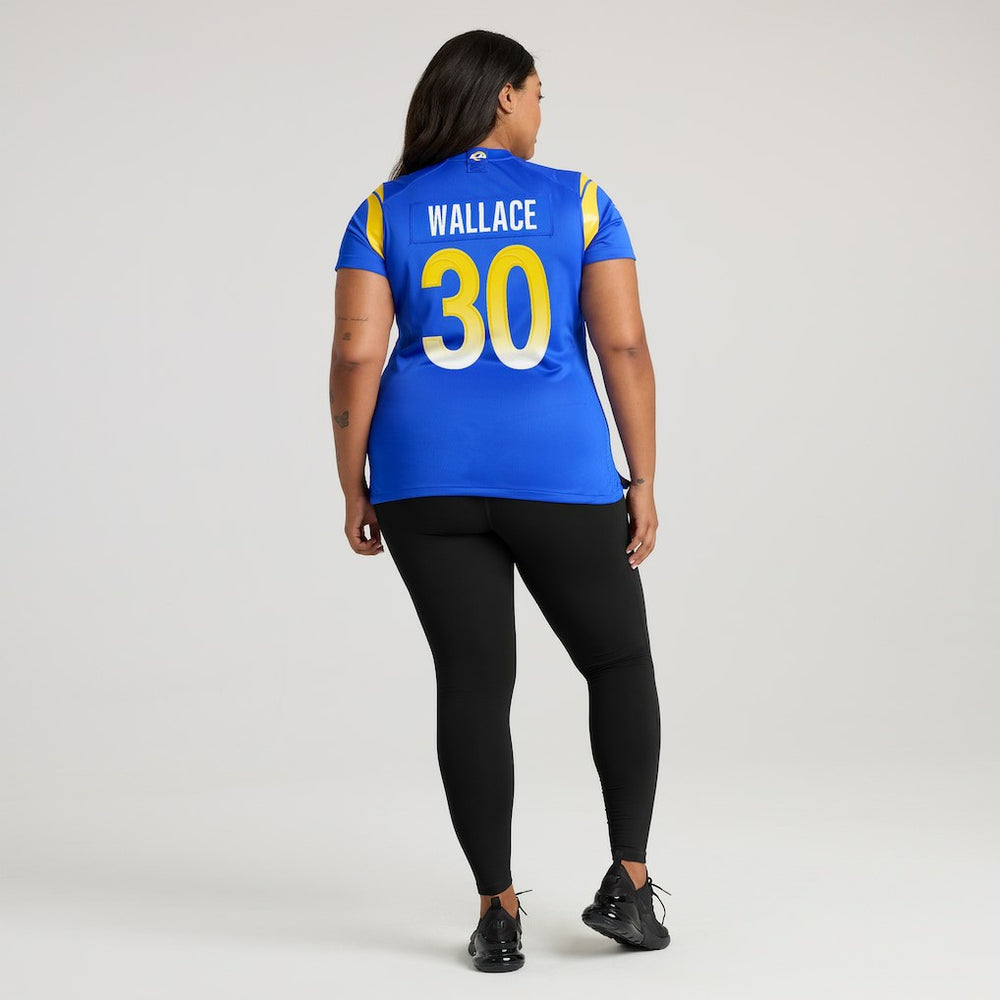 Los Angeles Rams Josh Wallace  Women's Game Jersey | NFL Outlet