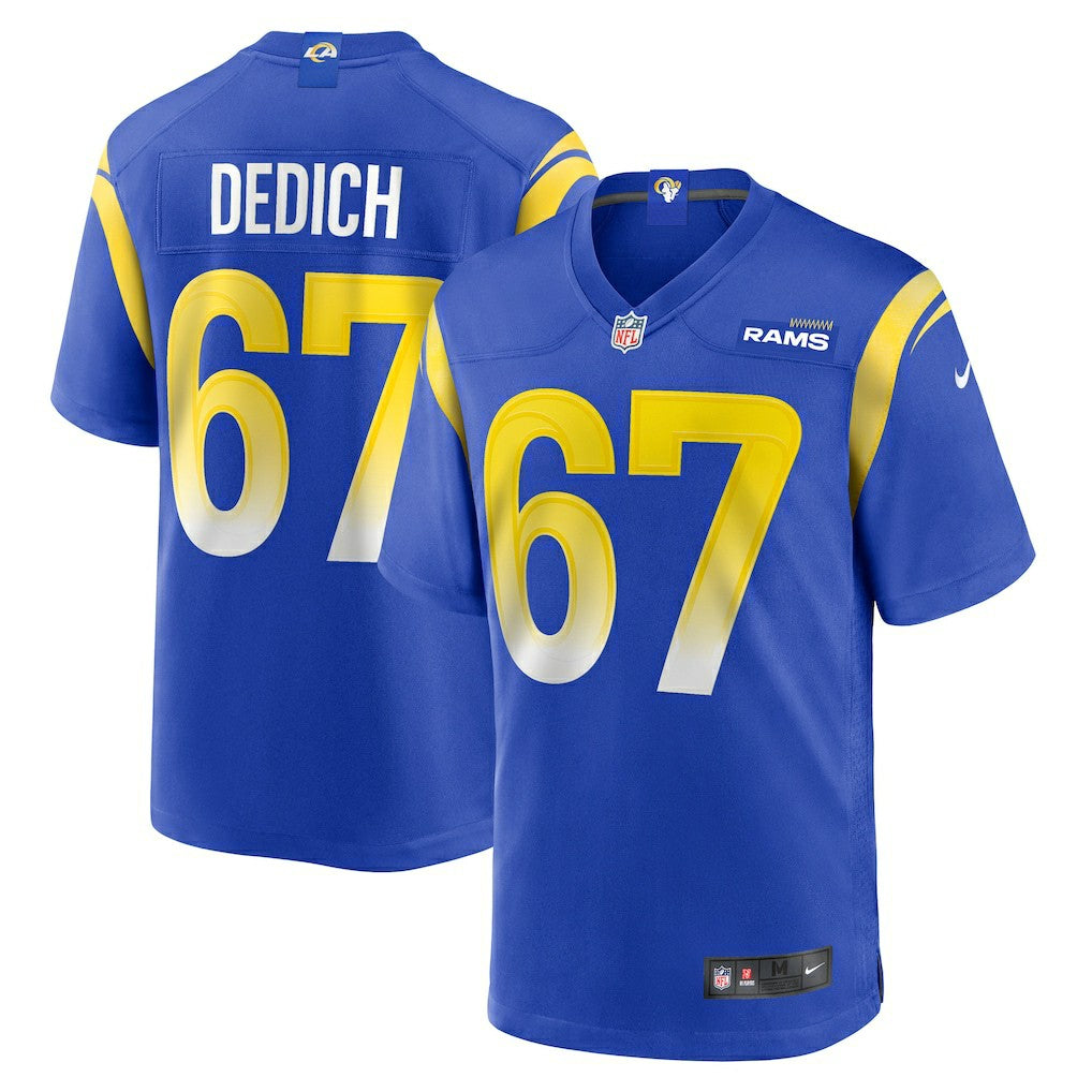 Los Angeles Rams Justin Dedich  Game Jersey | NFL Outlet